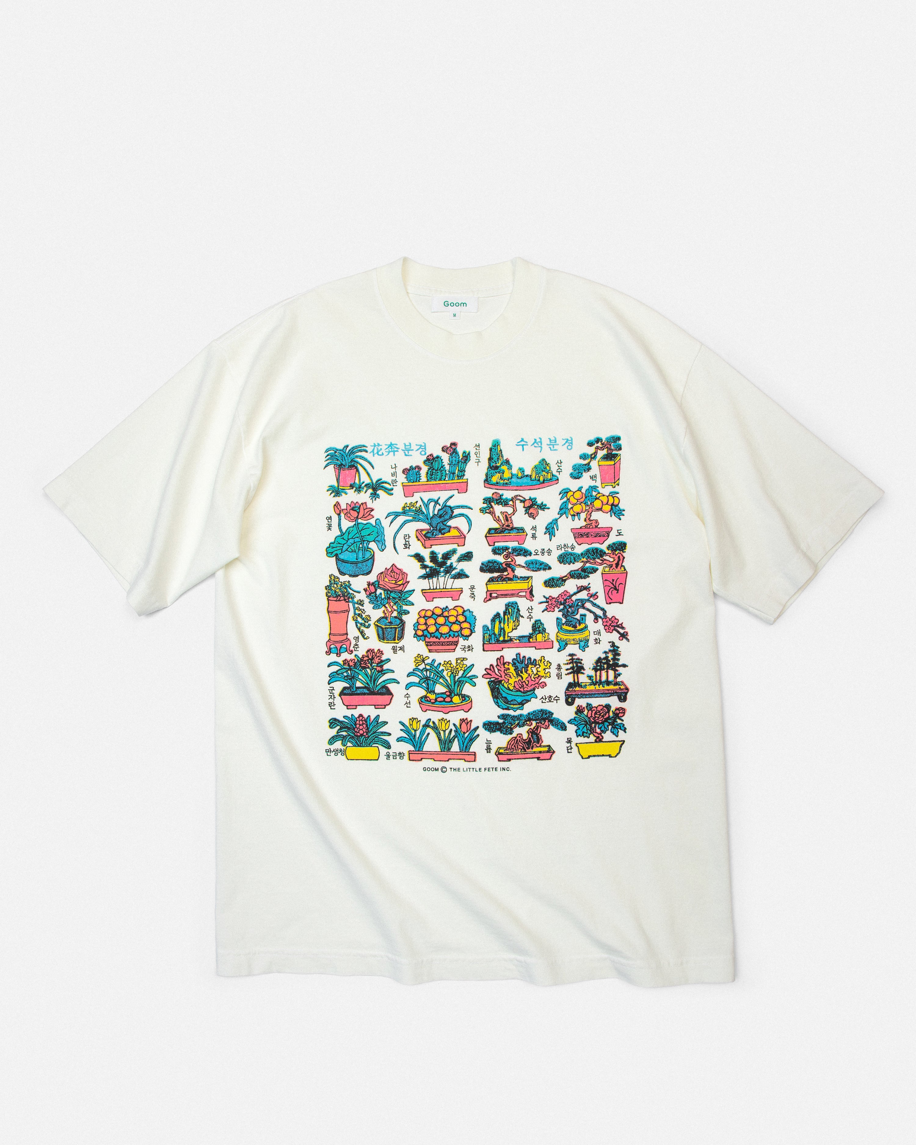 Bun Jae Arrangement Short Sleeve Tee- Off White