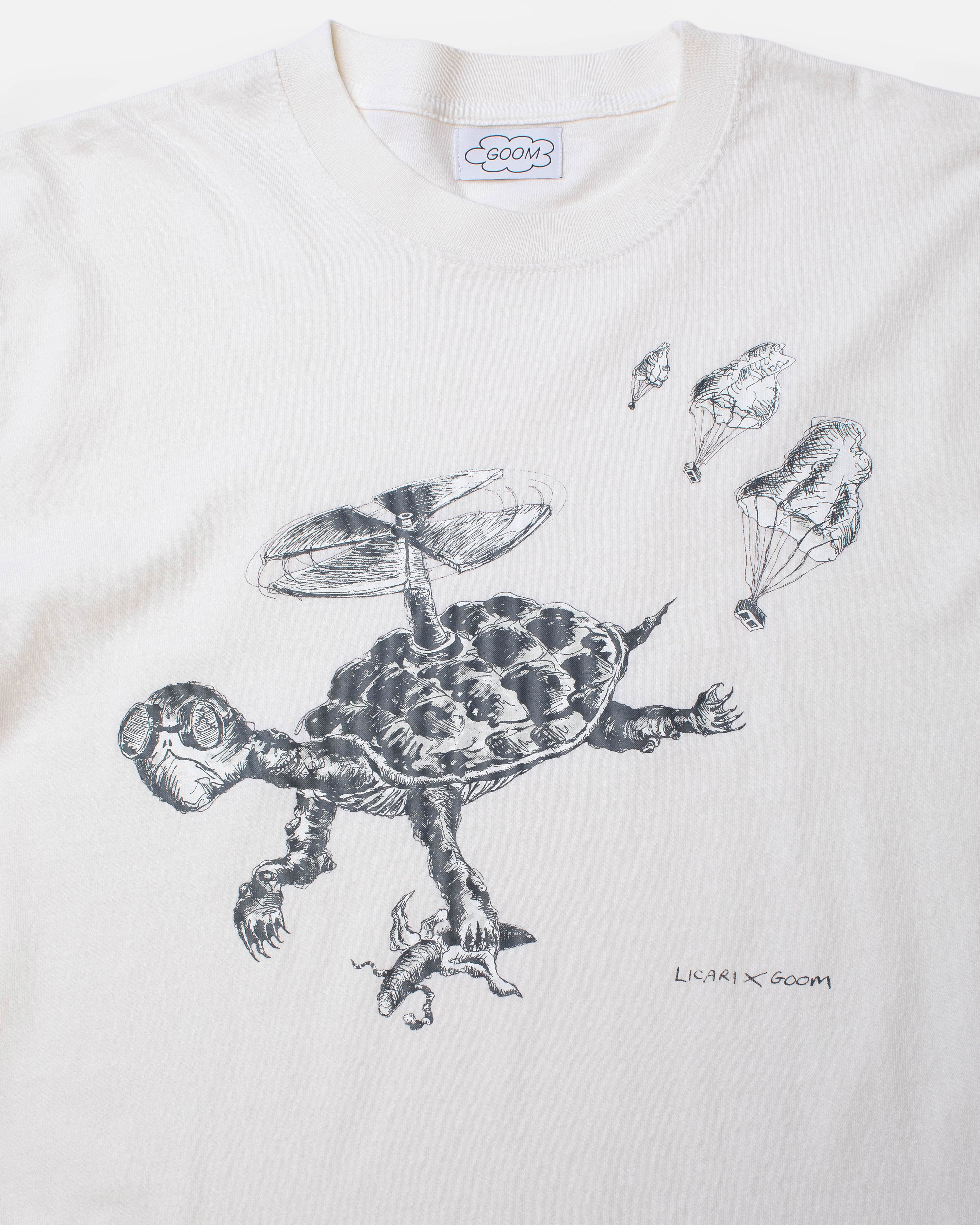 Adventure Turtle Tee - Off White