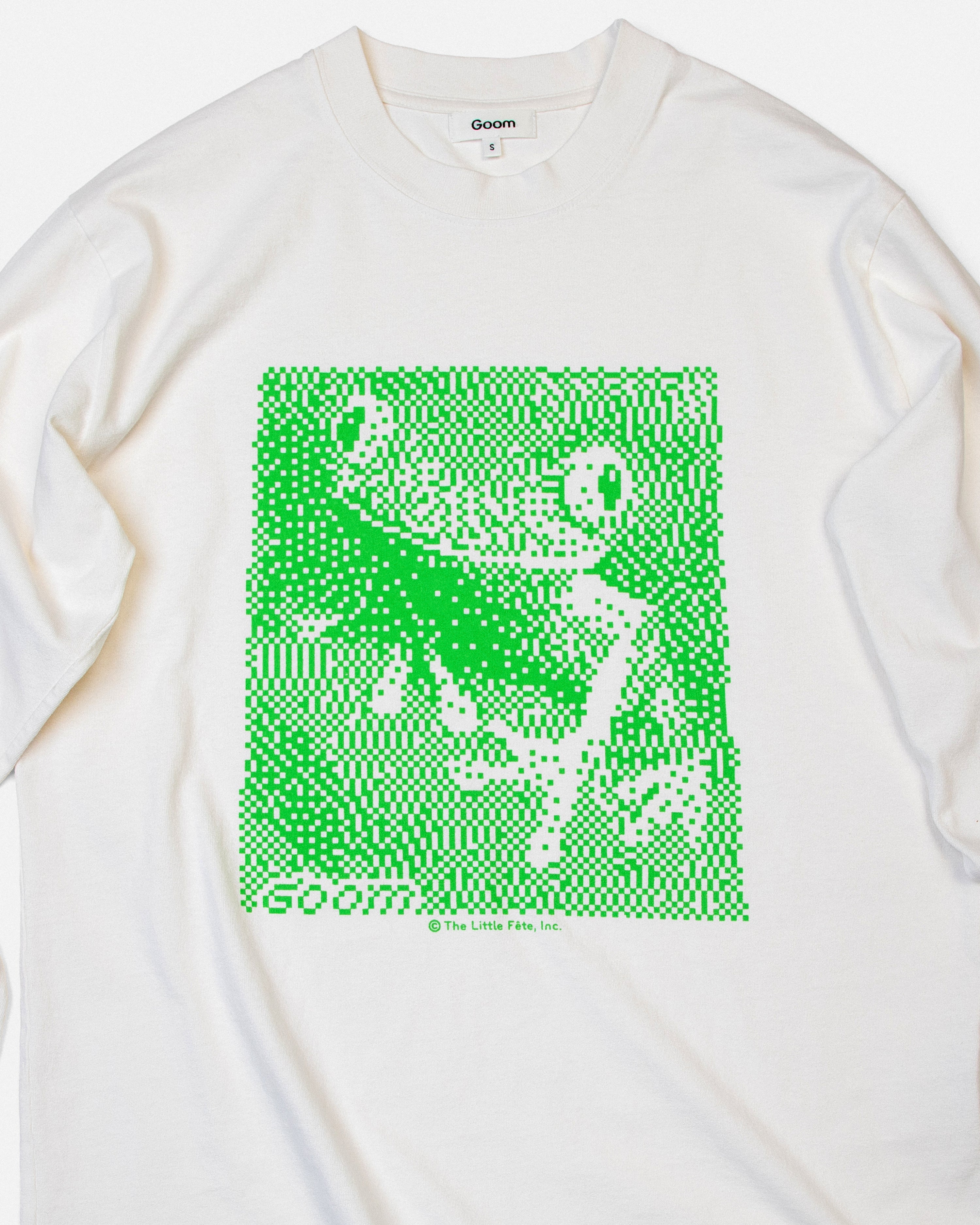 Binary Practice Long sleeve Tee- OffWhite