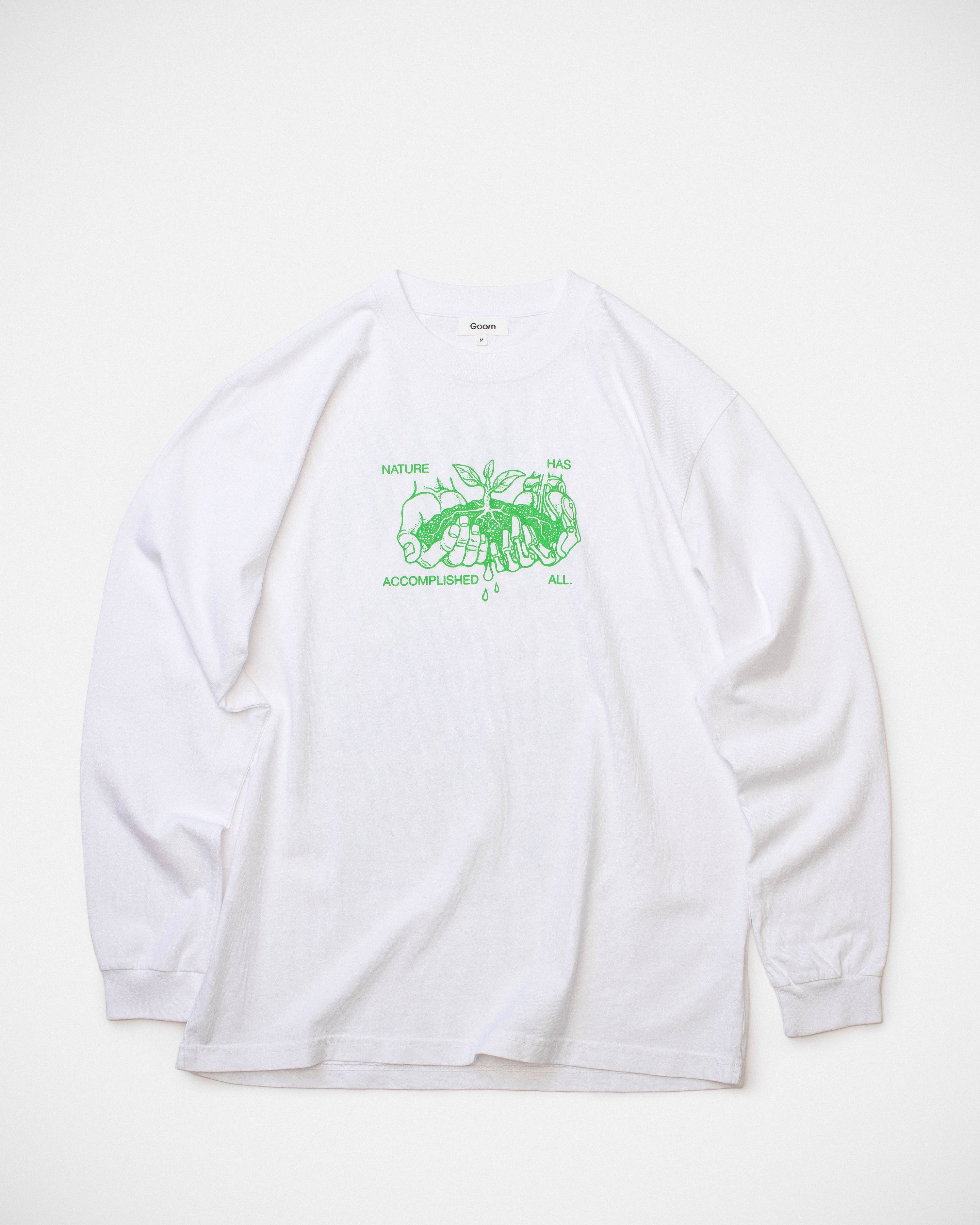 Electro Garden LS Tee - Optic White