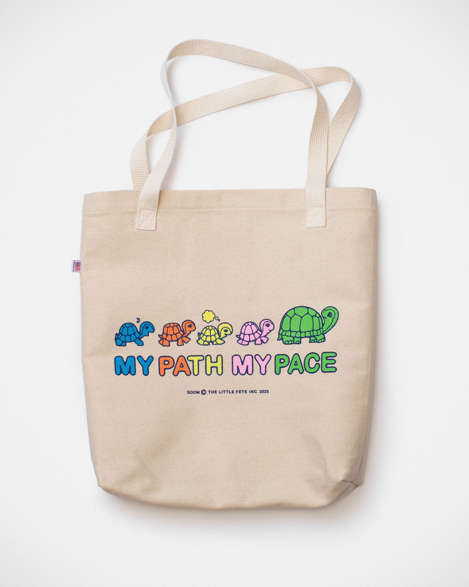 My Pace Tote Bag - Natural White