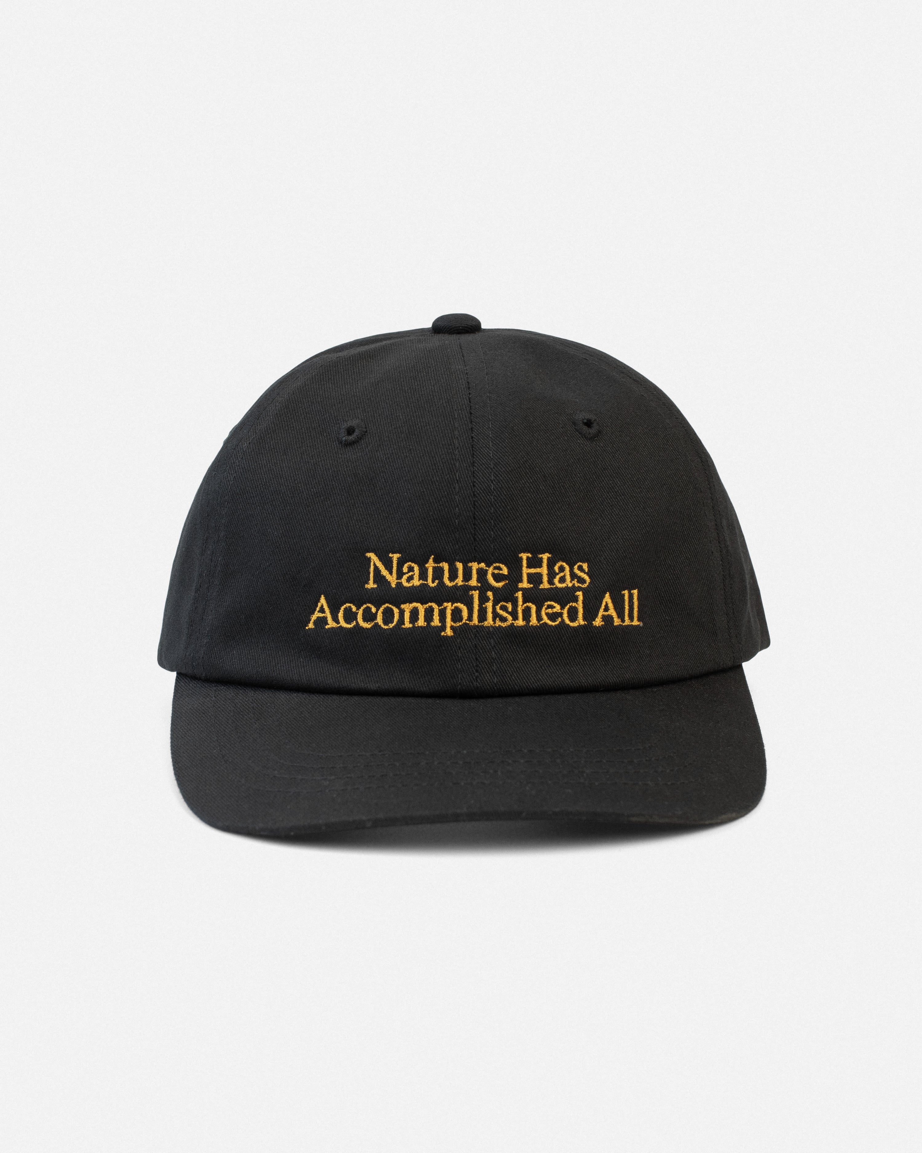 Nature Has Accomplished All Hat - Black