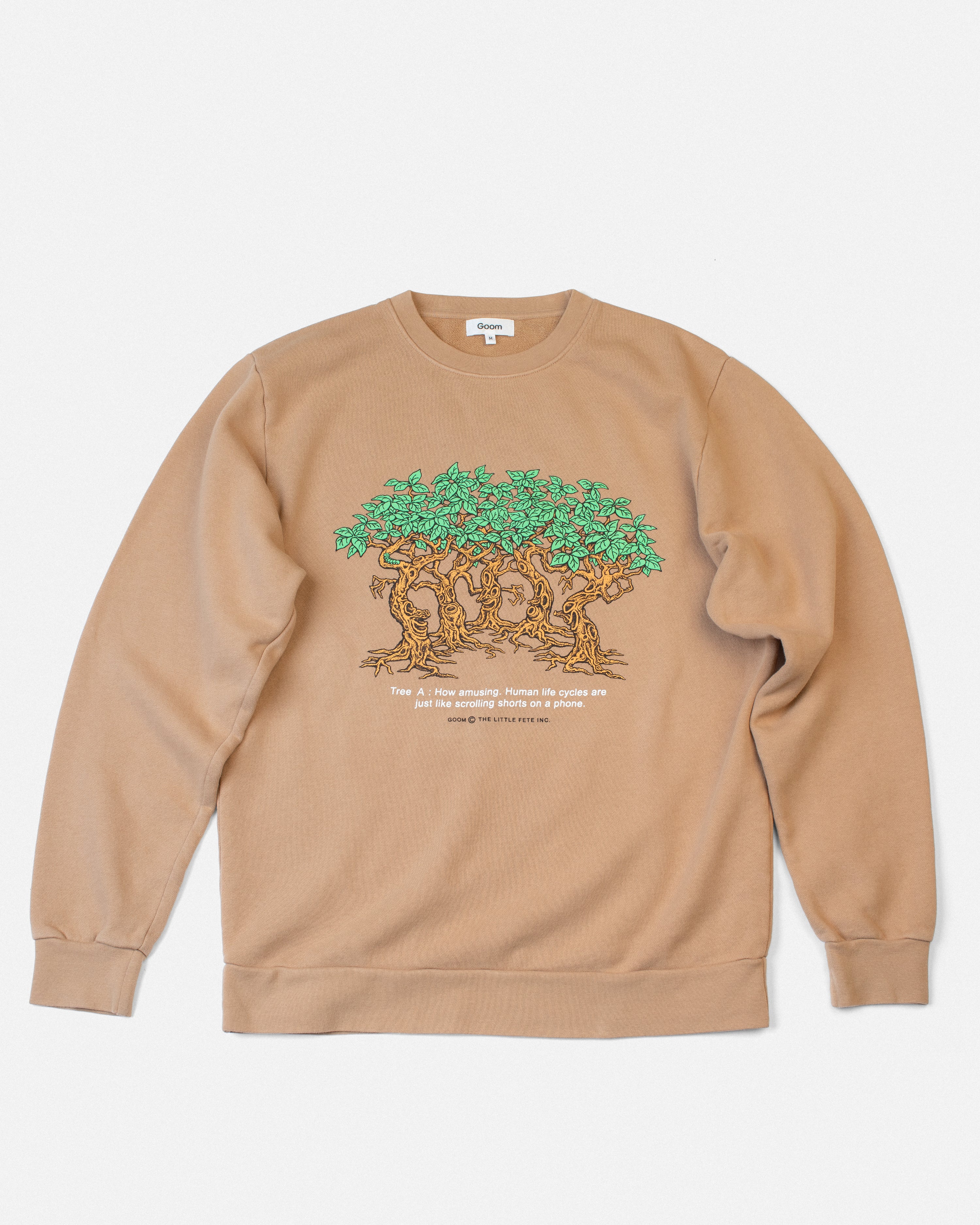 Tree Talk Sweatshirt - Beige