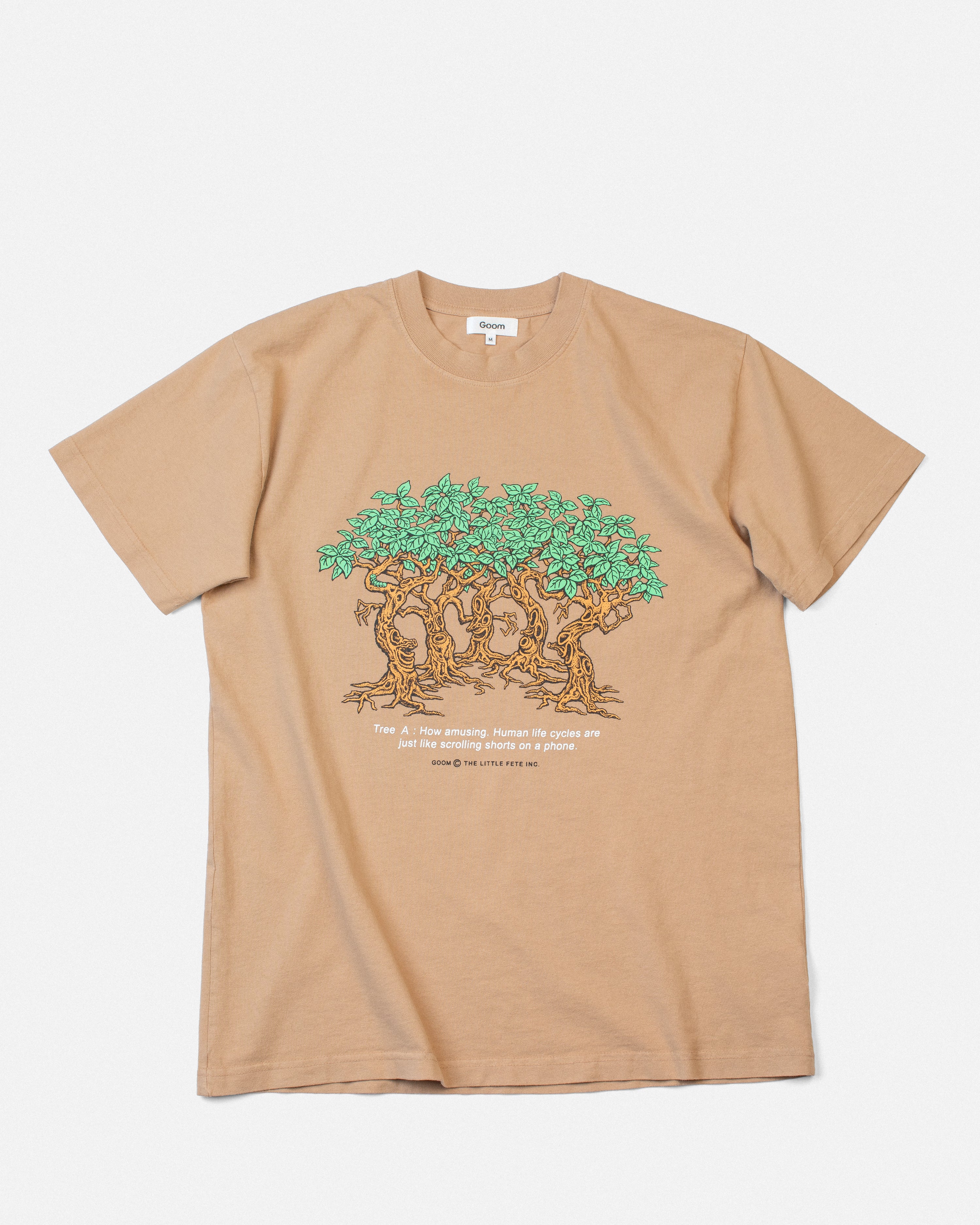 Tree Talk Tee - Beige