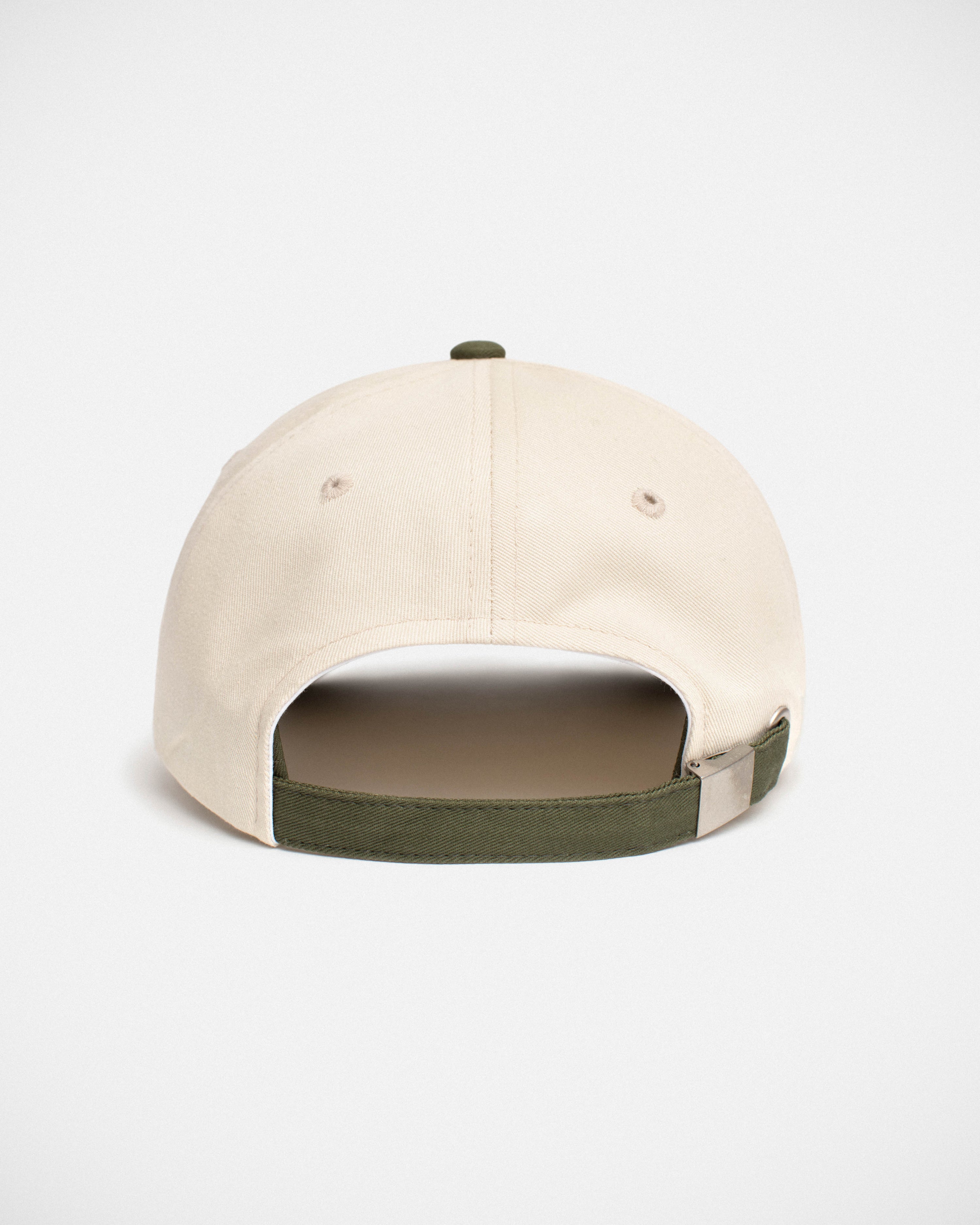 Turtle Hat - Olive/Natural White