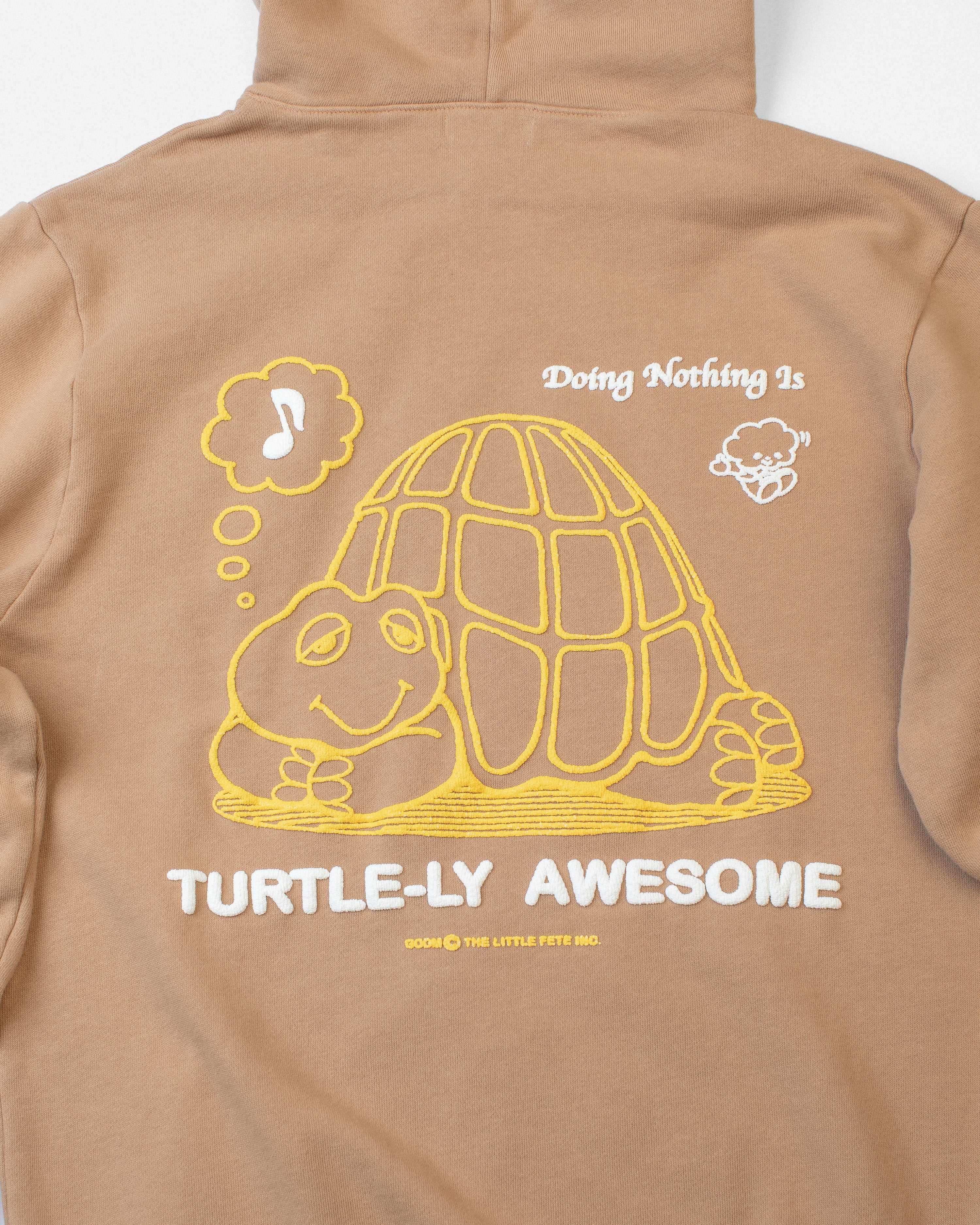 Turtle-ly Awesome V1.5 Hoodie - Beige