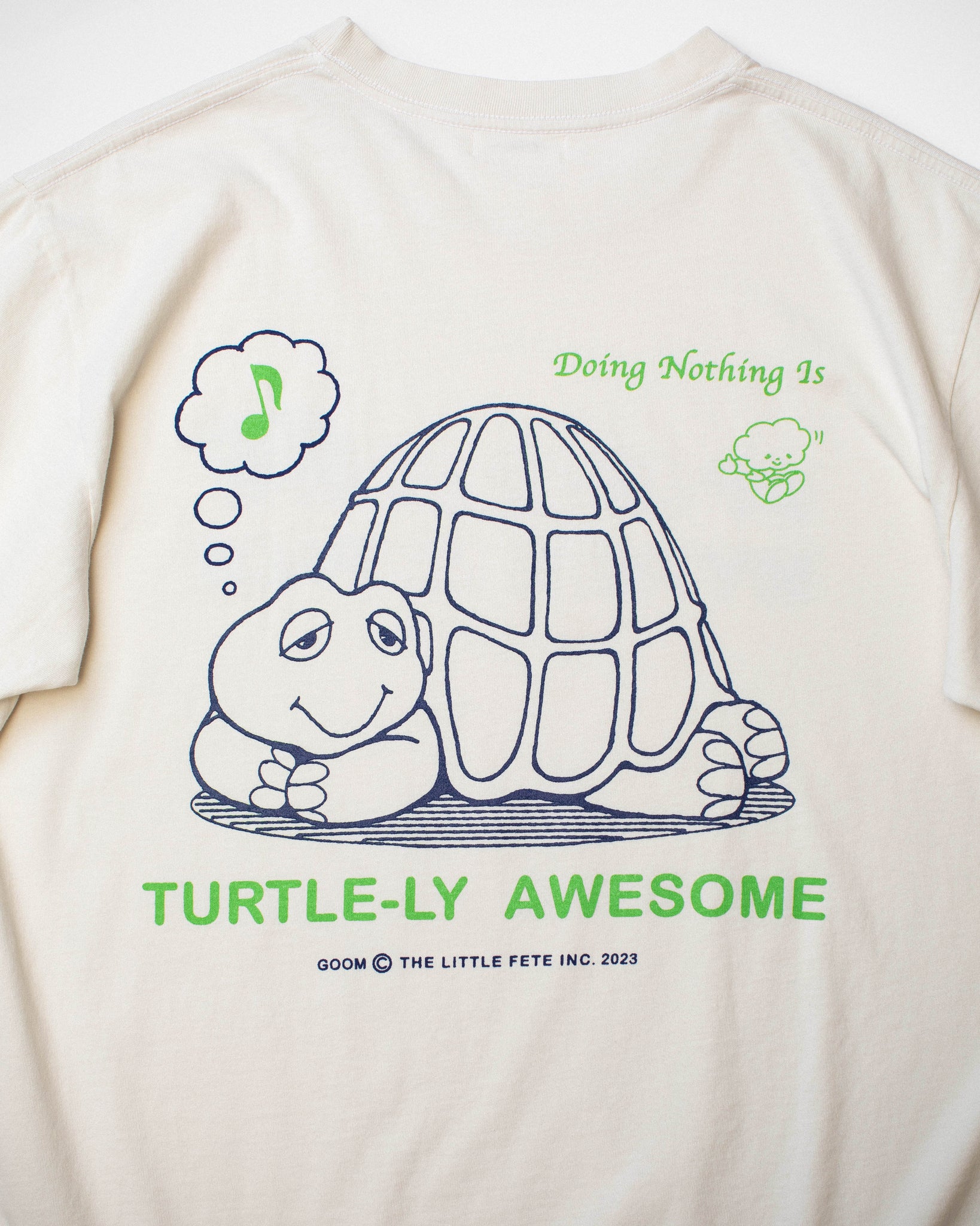 Turtle-ly Awesome Tee - Egret